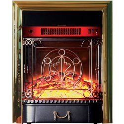 Каминокомплект Interflame Берта с очагом Majestic FX M Brass махагон