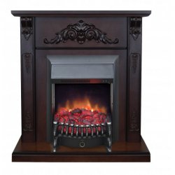 Каминокомплект RealFlame Anita STD/EUG AO с очагом Fobos Lux Black S