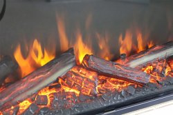 Каминокомплект Royal Flame Basel L с очагом Vision 60 LOG LED белый с черным