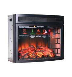 Каминокомплект Interflame Джениус с очагом Panoramic 25 LED FX венге